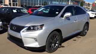 New Silver on Black 2015 Lexus RX 350 AWD - F Sport Package Review - Edmonton, Alberta, Canada