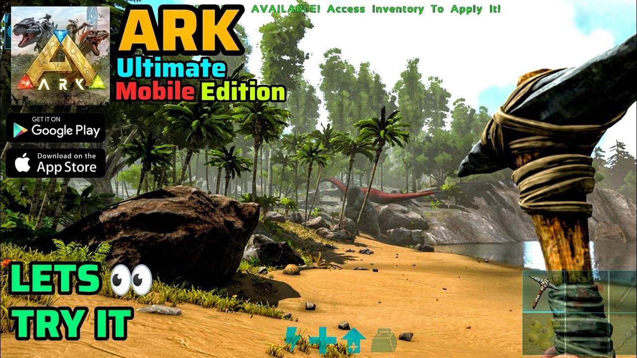 LET'S TRY ARK ULTIMATE MOBILE 👀🥲 | ARK ULTIMATE MOBIOE EDITION GAMEPLAY ...