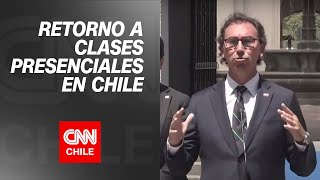 Vuelta a Clases: Ministro de Educación se refiere a regreso a clases presenciales