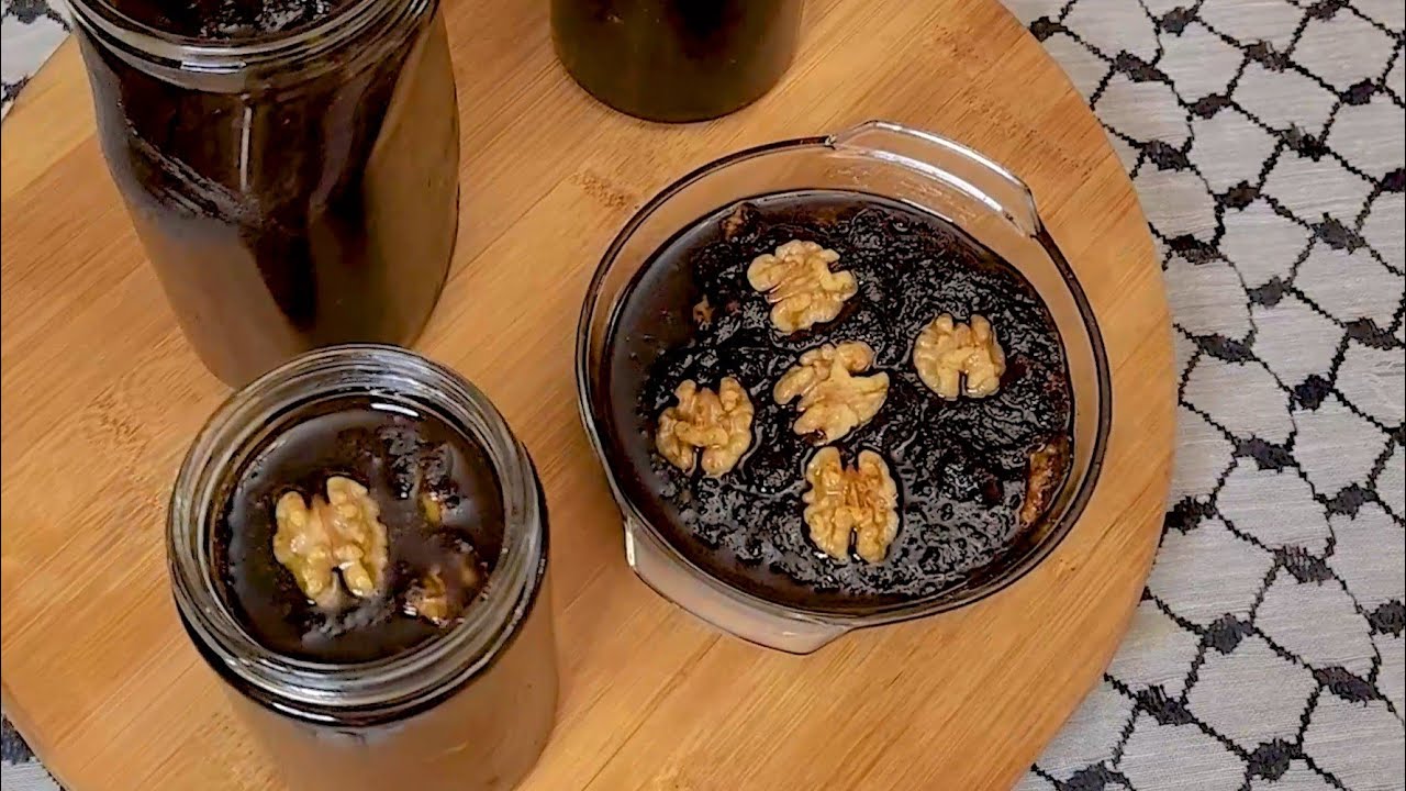 مربى القزحة (حبة البركة) على الطريقة الفلسطينية | بدون سكر!!