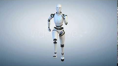 Running Cyborg - motion graphics video