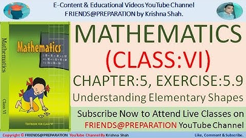 Exercise 5.9 Class 6 Maths - Understanding elementary shape