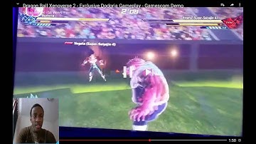 Dragon Ball Xenoverse 2 - Exclusive Dodoria Gameplay - Gamescom Demo REACTION!!!