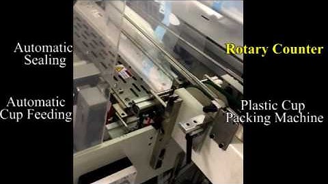 counting and packing machine（plastic cup）.mp4 factory
