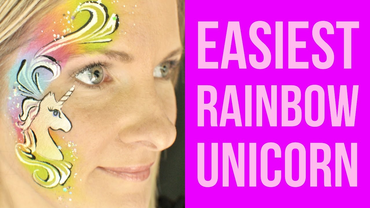 Stencil Eyes / Profiles - Face Painting Stencil - UNICORN