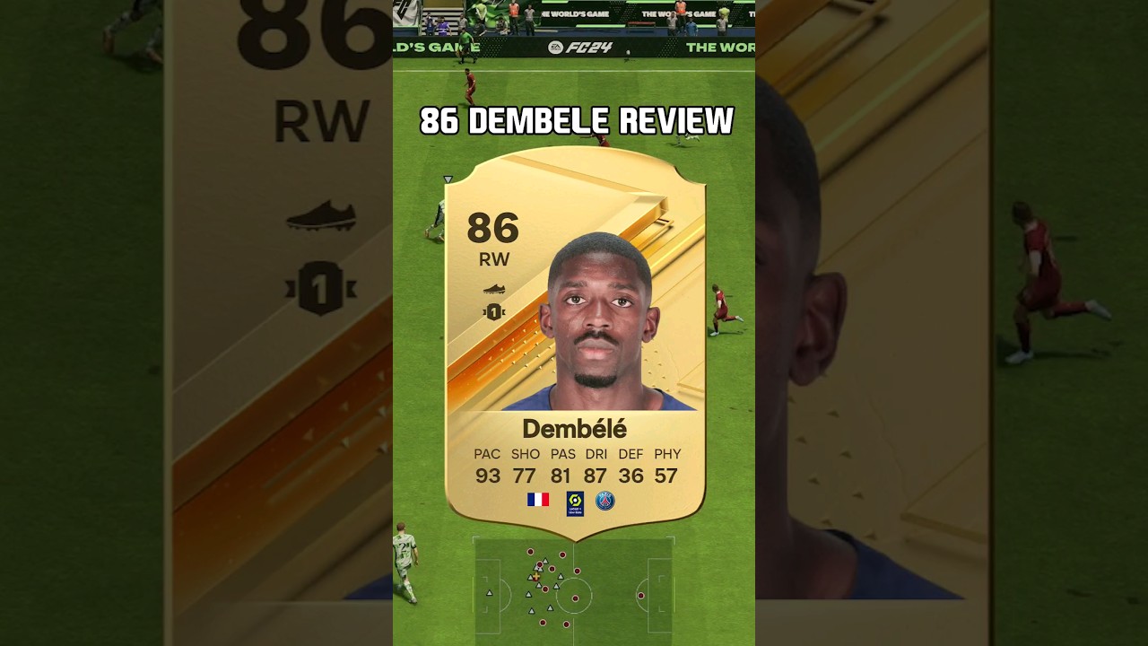 86 Dembelé Review in EA Sports FC 24 