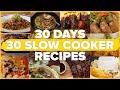 30 Days 30 Slow Cooker Recipes