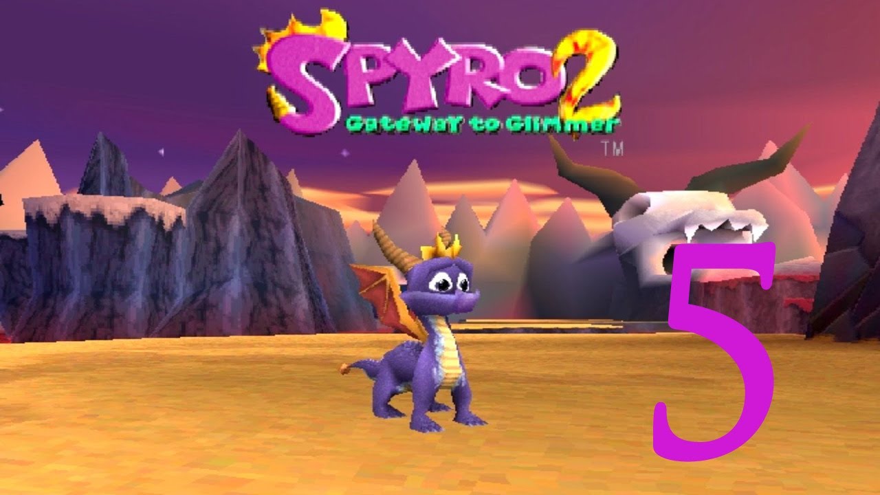 Jeu Spyro 2: Gateway To Glimmer PS1 - Version PAL FR, Sans Notice, En Bon état