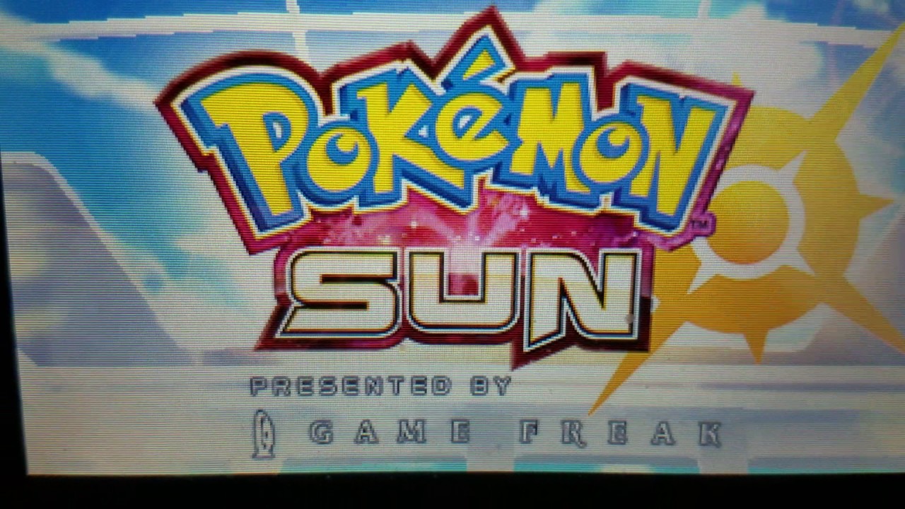 Pokemon Sun and moon walkthrough part 1... - YouTube