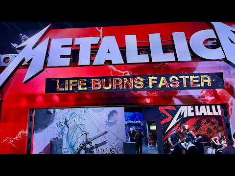 Metallica’s Sphere Las Vegas Pop Up Shop is huge! Quick Walkthrough 🚶💥