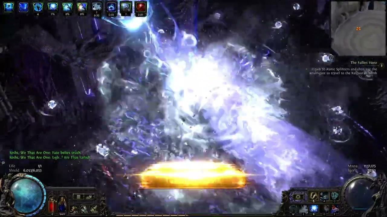 POE2 0.3 Frostbolt Stormweaver v.s. Xesht (w/ COC Comet & COE Snap)