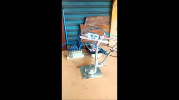 manipulador robótico pneumático arduino , tcc etec Takashi Morita automação industrial