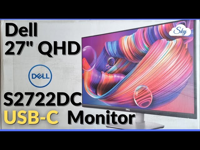 Dell 27-inch USB-C Monitor S2722DC - Perfect match for laptop and Samsung DEX