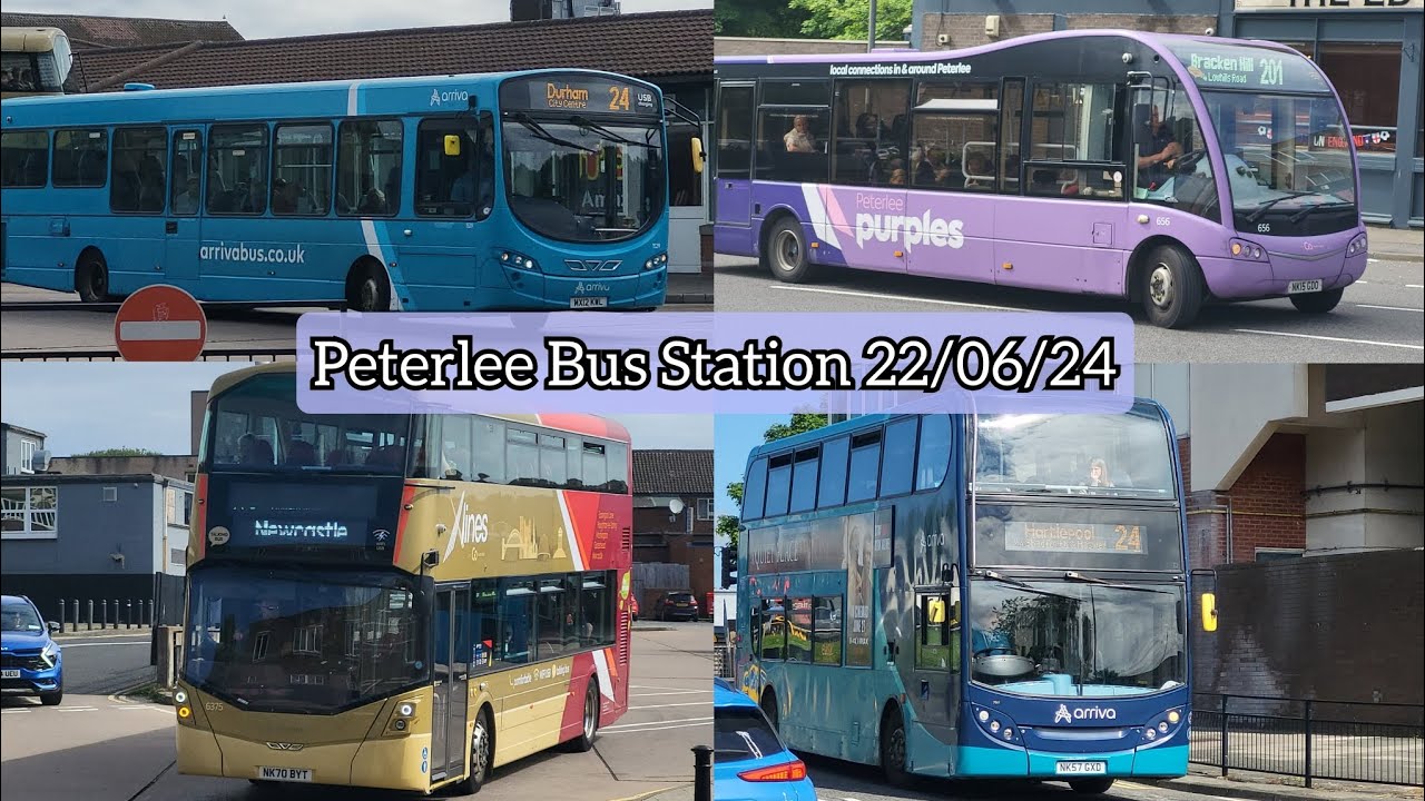 Buses at Peterlee Bus Station | 22/06/24