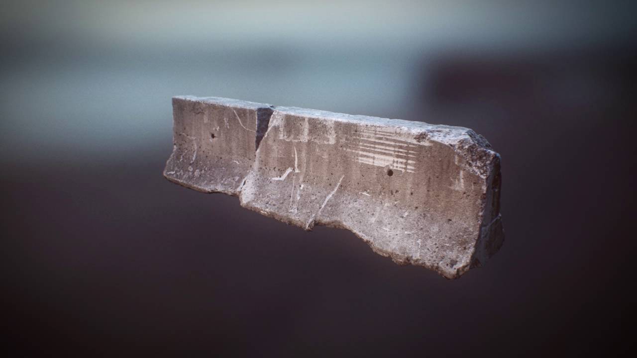 Divider game-ready asset.