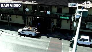 Traffic camera captures aftermath of crash into Main Street Station Casino