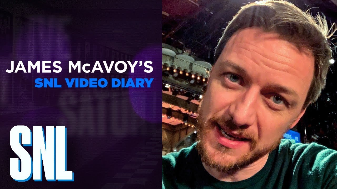 parody or satire James McAvoy's SNL Video Diary