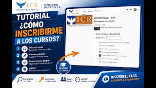 Ingreso a cursos - Curso de capacitación Plataforma ICR
