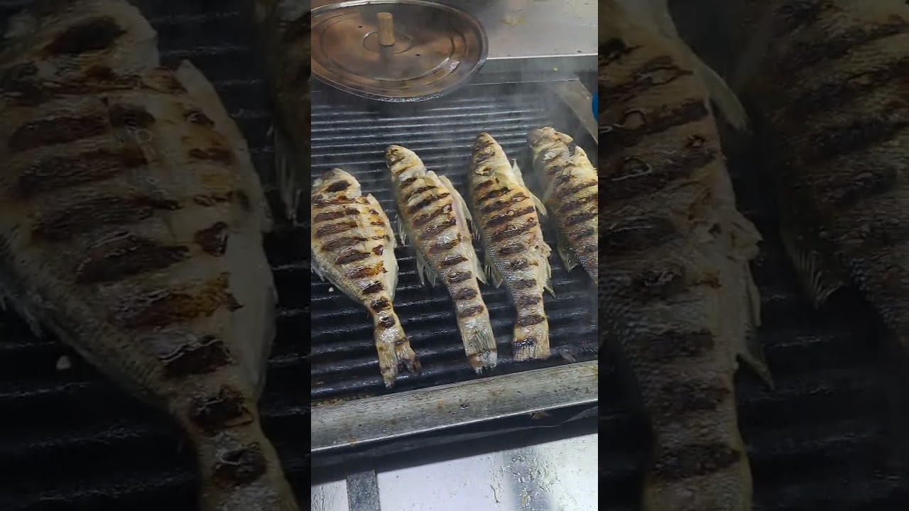 лаврак и ципура на скара .