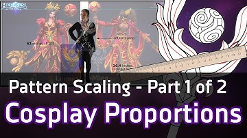 [Tutorial] Part 1: Accurate Cosplay Pattern Scaling and Printing: Proportions