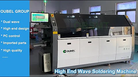 OUBEL SMART-300-E Automatic Wave Soldering Machine,Dual Wave Soldering Machine