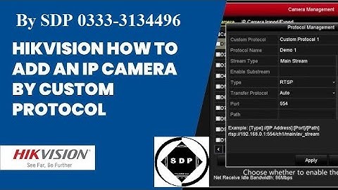 How to add IPC by custom protocol | how to add ip camera | cctv camera installation |cctv camera