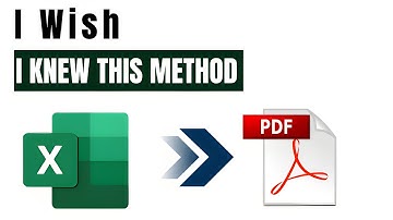 Convert Excel File to PDF - 2 Simple Methods