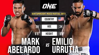 INSANE FLYING ELBOW KO 😵 Mark Abelardo vs. Emilio Urrutia