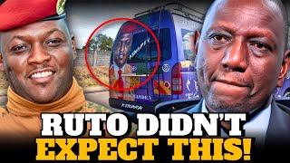 Locals Painted Ibrahim Traoré’s Face All Over Kenyan Buses Here’s Why!