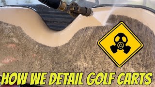 How WE Detail Golf Carts | Day In The Life Of A Mobile Detailer