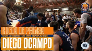 Rueda de Prensa Playoff | Diego Ocampo | Grupo Ureta Tizona Burgos - Guuk Gipuzkoa Basket (76-73)