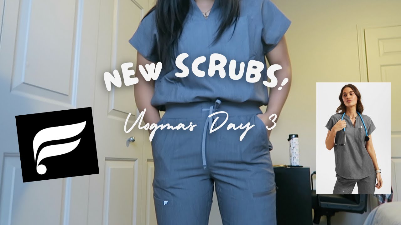 TRYING FABLETICS SCRUBS FOR THE FIRST TIME - Vlogmas Day 3 