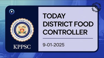 Today (9 jan 2025) District Food Controller Paper KPPSC || DFC || #DFC #kppscmcqs #paper #mcqs #1k