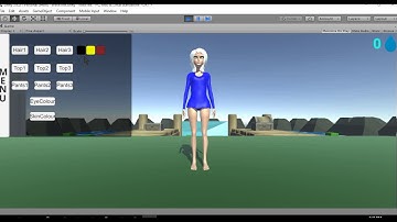 Character Customization Scene in Unity