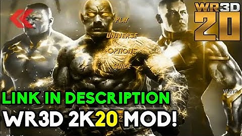 WR3D MOD | WR3D 2K20 MOD | WR3D NEW MOVES MOD | LINK IN DESCRIPTION | BEST WR3D MOD | MIKE BAIL