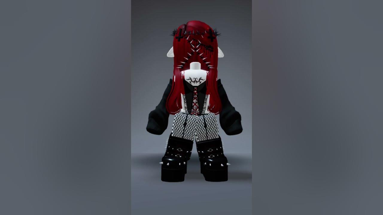 roblox kawaii emo girl outfit idea #robloxviral #robloxfits #robloxout