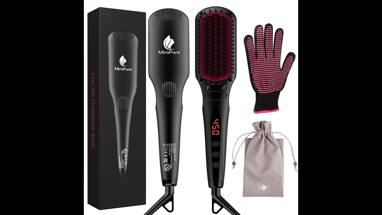 Emmeencream Reviews for Rebatee: MicroPure Ionic Hair Straightener Brush S102