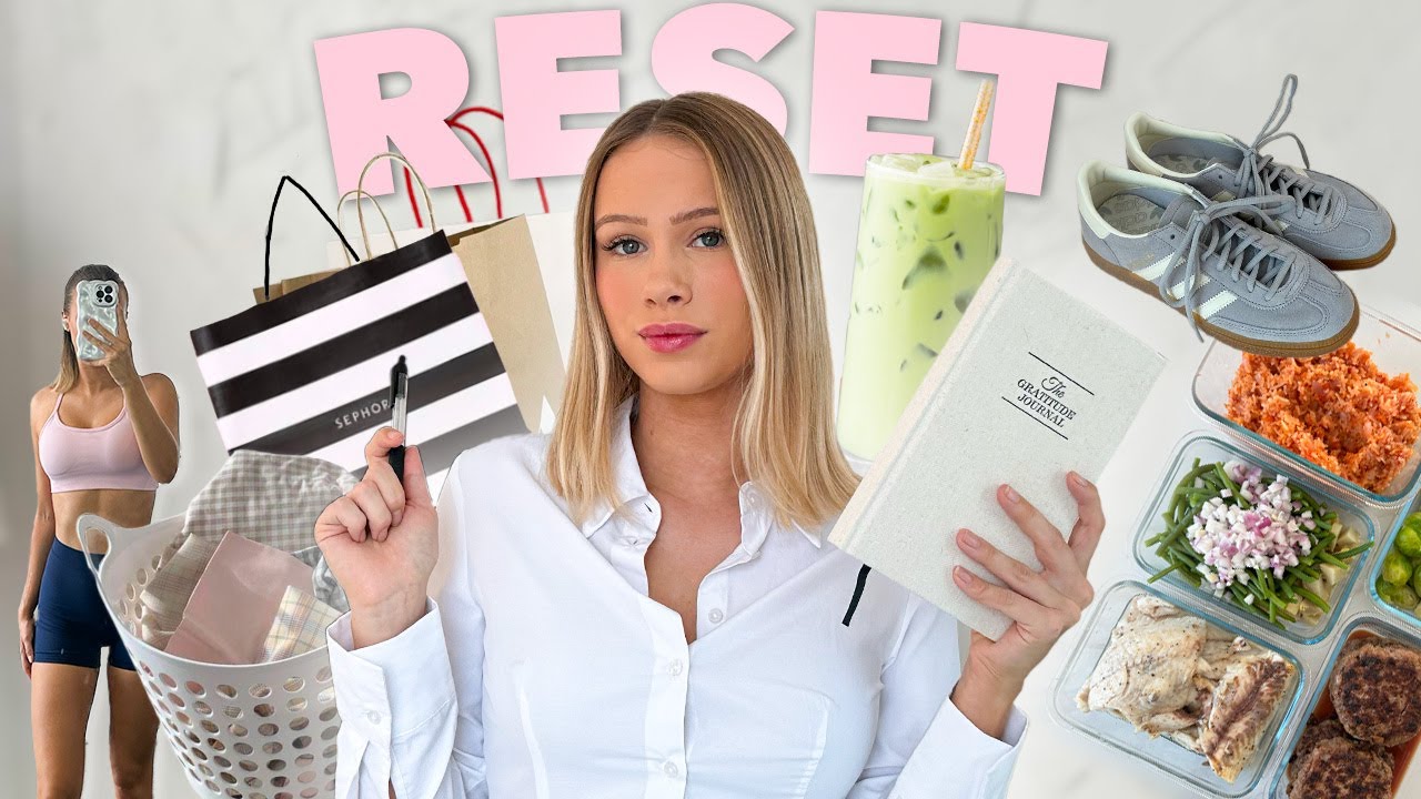 RESET DE RENTRÉE | haul, programme sportif, meal prep, rangement..