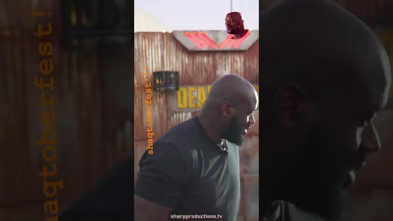 Playing Dead Head with SHAQ during SHAQTOBERFEST #halloween #shaq