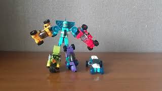 Собираю Гештальта из роботов Лего по трансформерам (финал)