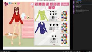 Играем в игру одевалки для девочек screenshot 3