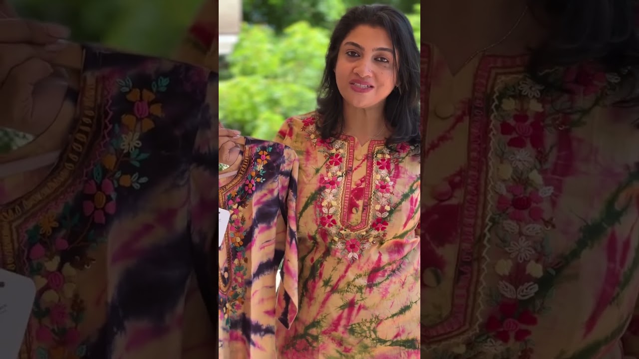 Tie And Dye Soft Cotton Kurta | OS256 