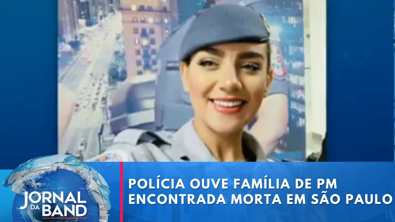 Familiares de policial militar morta prestam depoimentos | Jornal da Band
