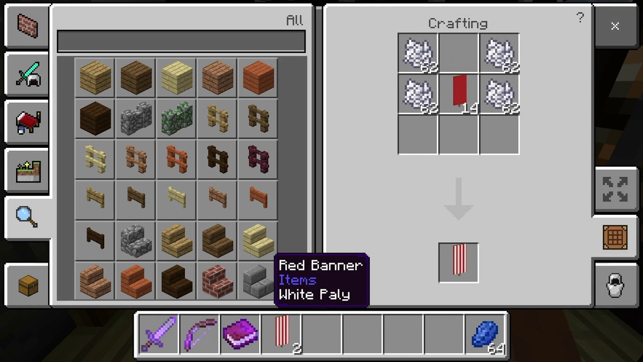 Minecraft Pocket Edition How To Make The Usa Banner
