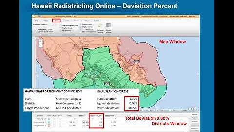 Hawaii Redistricting Online - Video Tutorial