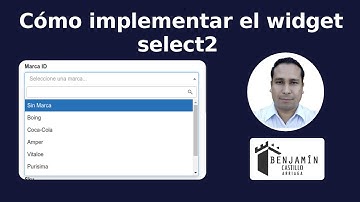 Cómo implementar el widget select 2 de kartik en Yii2