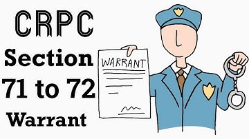 Crpc 71 in Hindi | Crpc 72 in Hindi | Crpc 73 in Hindi | criminal Procedure code 71, 72