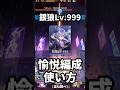 【スタレ】マネーウォーズ銀狼lv.999入り愉悦編成の使い方を考えてみたゾ