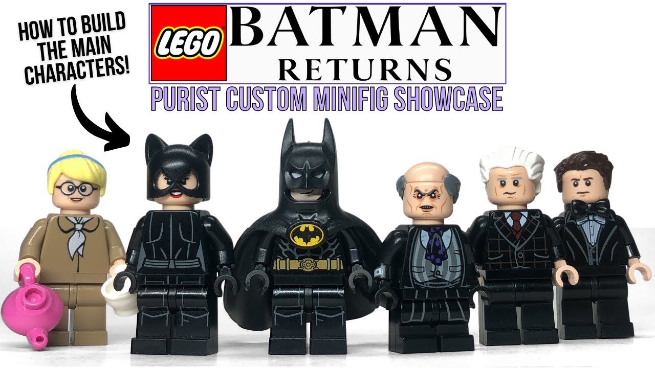 The Batman 2022 Custom Minifigures Set 8pcs - J's Little Things