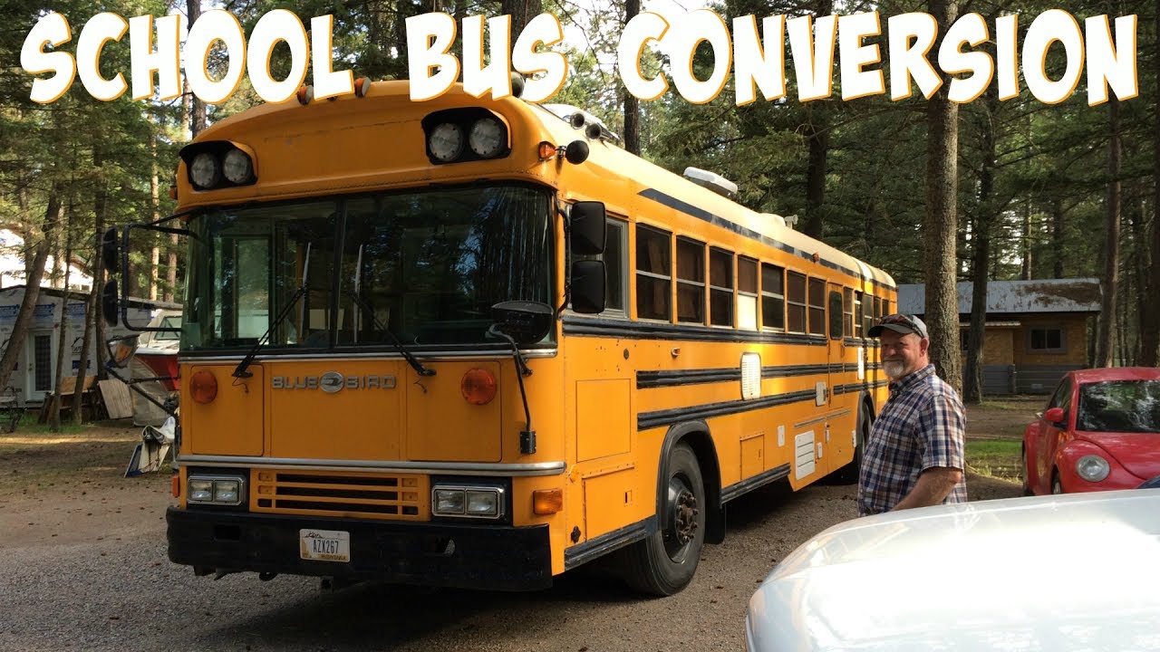 bus to rv 1994 blue bird school bus conversion part 2 youtube